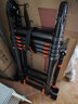 巴芬家用梯伸缩梯家用人字梯可伸缩折叠梯多功能铝合金直梯工程梯梯子 六脚防滑-多功能2.5m 实拍图