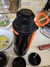 乐扣乐扣（LOCK&LOCK）大容量含三杯便携提手可拆卸挂绳广口壶保温壶 LHC1478BLK- 2L 实拍图