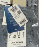 杰克·琼斯（JACK&JONES）春季男装潮流宽松百搭直筒浅色锥腿凉感潮牌牛仔裤长裤子男士衣服 牛仔蓝 175/80A/MR 实拍图