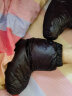 黑冰（BLACKICE）户外灰鹅绒脚套 冬季室内轻量保暖袜套 黑色 S 实拍图