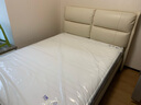 芝华仕（CHEERS）五星皮床双人床现代简约主卧婚床储物真皮床卧室皮艺床芝华士C078 米白色-高脚床+D026护脊升级垫-1.5M 优先发货（详询客服） 实拍图
