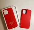 Apple苹果原装iPhone12/12Pro手机壳MagSafe皮革保护套6.1英寸保护壳 红色 晒单实拍图