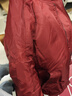 BJHG【解体】不计后果美式羽绒服男冬季潮牌情侣假两件宽松棒球服外套 猩红色 L 150-180斤 实拍图
