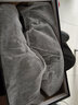 马尼亚袋鼠（MANIYADAISHU）商务休闲皮鞋男韩版英伦风大码皮鞋男舒适耐磨黑色工作正装鞋子 黑色 43 实拍图