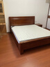 惠寻 京东自有品牌 床新中式全实木实木床1.5米单人床1.8米x2米双人床 床+乳胶棕垫+床头柜*2 1800mm*2000mm箱框结构 实拍图