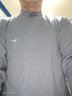 七匹狼纯棉秋衣秋裤男中高领基础保暖内衣套装大码内衣半高领打底 半高领深灰(上衣加裤子) XL (175) (建议130-150斤) 实拍图