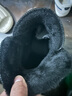 JINGCE雪地靴男皮毛一体春季保暖面包大棉鞋情侣加绒加厚防滑东北老北京 200黑色皮面【升级版】 42 实拍图