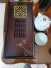 忆壶茶（YI HU TEA）茶盘托盘家用现代简约小型沥水储水实木功夫茶具托盘竹茶托 锦呈茶盘 实拍图