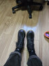 CAT卡特女士彩色女靴牛皮防滑工装靴休闲低靴 黑色 38 晒单实拍图