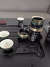 豪峰经典2025新款整套柴烧懒人茶具套装家用泡茶壶茶杯实木茶盘教师节礼物 精选款H 懒人自动9件套 家用款 实拍图