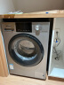 松下（Panasonic）滚筒洗衣机全自动10公斤 泡沫净系列 超薄全嵌入 除渍 BLDC变频电机 多种洗涤程序 XQG100-3N1S 实拍图