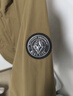 黑冰男士连帽棉服秋冬防风保暖轻量夹克Primaloft户外运动棉服 橄榄金 XL 实拍图