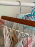 洁百纳木质吊带8钩衣架家用内衣裤多功能实木挂钩皮带胸罩波浪晾衣架 【店长推荐】2个复古色【1.2cm】 实拍图