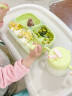 babycare宝宝餐盘婴儿吸盘式硅胶自主进食儿童牛奶杯叉勺餐具礼盒4件套 晒单实拍图