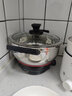 惠当家（Hui Dang Jia）电锅电炒锅多功能电热锅家用不锈钢电火锅电蒸锅电煮锅一体锅多用途锅 24cm无笼(1300W) 实拍图
