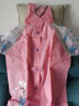 迪士尼儿童雨衣女童雨披带书包位幼儿小学生雨衣 DF19173-Q冰雪粉XL码 实拍图