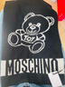 莫斯奇诺（MOSCHINO）围巾男女通用泰迪熊刺绣图案流苏羊毛围巾 50124 M5293 016 黑色大熊 晒单实拍图