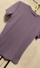 徽昂瑜伽服女运动短袖t恤紧身速干衣运动服上衣健身服显瘦跑步紫色XXL 实拍图