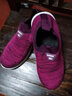 福来红老北京布鞋女软底妈妈鞋一脚蹬懒人鞋中老年运动休闲鞋老年健步鞋 紫色 39 实拍图