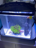 森森（SUNSUN） 鱼缸水族箱金鱼缸带灯鱼缸过滤器玻璃鱼缸桌面鱼缸 黑色 高清玻璃HR-230（不带18件） 实拍图