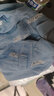 雅鹿牛仔外套男秋季男装破洞牛仔上衣时尚潮流夹克褂子春秋款工装外套 J601浅蓝色 XL (推荐130-140斤) 实拍图