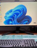 三星（SAMSUNG）IPS 1080p高清 FHD 显示屏 游戏设计 液晶护眼 台式笔记本外接 电脑 办公 电竞 显示器 24英寸 S24R350F系列 银色底边 实拍图