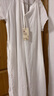 无印良品（MUJI）女式 强捻法国袖连衣裙 女装裙子夏季纯棉全棉衬衫连身裙BC2JGC4S 白色 M(160/84A) 实拍图