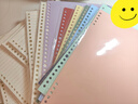 不硌手活页本可拆卸线圈笔记本本子初中生专用记事纸高中生专用可拆环扣网格本大学生考研本子 8本/复古4色+莫兰迪4色 B5/横线/通用 实拍图