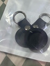Masentek 适用苹果airtag保护套车钥匙扣定位扣跟追踪器防丢神器apple iphone液态软硅胶皮革套壳挂钩 黑 实拍图