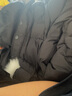 太平鸟零重力毛领中长款羽绒服女冬新款连帽保暖服白鸭绒 黑色 M 实拍图