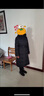 玖姿·安娜蔻【臻·羽绒】通勤连帽钉珠白鹅绒长羽绒女冬款 丈青 M 实拍图