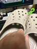 CROCS卡骆驰洞洞鞋女鞋男鞋夏季新款一脚蹬穿脱凉鞋男士拖鞋情侣凉拖鞋 10126-2V3/骨白色 41 -42(260mm) 实拍图