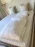 桐乡100%桑蚕丝被芯纯手工天然蚕丝被优质长丝四季被秋冬被子母被 子母被丝重2+4(总重约4+6斤） 200x230cm【白色全棉】 实拍图