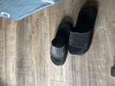 安尚芬拖鞋男士夏季新款室内家居简约轻便洗澡防滑踩屎感情侣凉拖鞋女 黑色 36-37 适合35-36（内长230MM） 实拍图