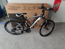 金武端自行车成人山地车公路赛车单车骑行变速超轻越野中学生初中青少年 尊享版-辐条轮-黑白色【铝架】 24寸27速 实拍图