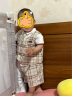 巴拉巴拉男童短袖套装婴儿夏装宝宝衣服三件套文艺休闲时髦绅士潮 咖色调-三件套-00455 80cm 晒单实拍图
