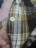 唐狮（TonLion）2024格子衬衫女宽松长袖休闲衬衣百搭通勤上衣 棕色 S 实拍图