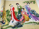 春天十字绣 十二金钗梦红楼琴棋书画客厅古风十字绣古典美女大幅手工自己绣 生态棉6249尺寸241*97cm 实拍图