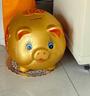 第吉尔金猪存钱罐只进不出儿童陶瓷储蓄罐储钱罐大容量可爱摆件礼物便宜 福气猪只进不出款【带金垫】 长宽高【28*23*23】存18万 实拍图