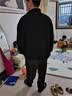 唐号灯芯绒外套男春秋ins潮牌衣服潮流春季港风青少年夹克高级感痞帅 黑色 XL 实拍图