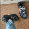 FILA 斐乐官方FLUID 4女鞋复古运动鞋休闲鞋猫爪鞋4代 烟灰/黑-WA 36.5 晒单实拍图