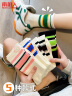 南极人（Nanjiren）5双运动袜子女士中筒袜春夏季潮流长筒袜长袜女生运动夏天 晒单实拍图