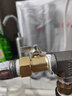 净水器分体式一体式进水三通2分3分球阀水龙头PE管接头净水机配件 2分一体进水铜三通（纯铜） 实拍图
