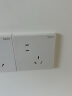罗格朗（LEGRAND）开关插座面板 仕典系列玉兰白色墙壁插座 86型六类网线插座 实拍图