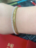 潮宏基 黄金手镯女士金镯子足金手饰女送妈妈送女友生日礼物 计价W 约12.4g 直径约5.8cm 实拍图