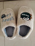 安尚芬 居家棉拖鞋男女士时尚百搭可爱萌兔柔软舒适防滑 情侣鞋 粉色【小熊】 38-39 适合37-38 实拍图