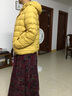 鸭鸭（YAYA）轻薄羽绒服女冬短款2024年秋冬新款高端时尚女款轻便韩版保暖外套 黄色【连帽款】 XL 实拍图