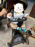 U'BEST品牌授权遛娃神器双向婴儿车手推可坐可躺轻便可折叠高景观溜娃 星空黑豪华版（蚊帐+杯架）双向 升级版 实拍图