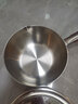 铿锵316不锈钢奶锅家用日式雪平锅煮奶煮面无涂层辅食锅婴儿煎煮一体 蒸格【316钢 特厚】 18cm 实拍图