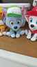 汪汪队立大功（PAW PATROL）汪汪队玩具毛绒全套狗狗玩偶公仔男女孩玩具旺旺队新年礼物 经典款-灰灰公仔 小号-坐高约15.2CM 实拍图